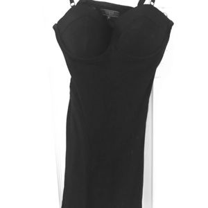 Guess brand spaghetti strap black sweater dress